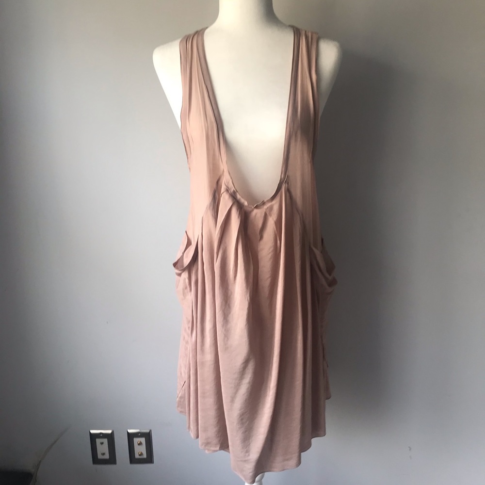 Kosmika Silk Dress in Baby Pink